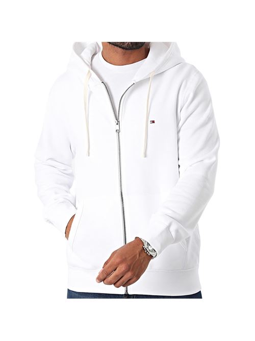 essential fleece zip through Tommy Hilfiger | MW0MW37234YBR.YBR